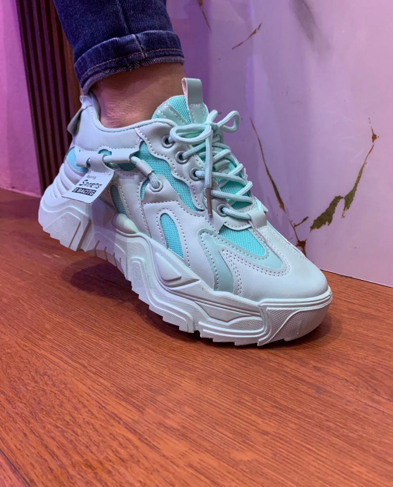 Tenis Verde Agua “Fresh Glow”